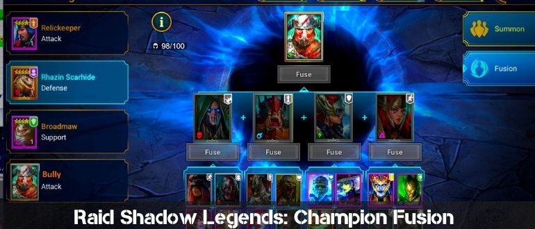 Champion Fusion in Raid Shadow Legends