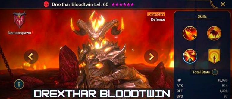 Drexthar Bloodtwin raid stínové legendy
