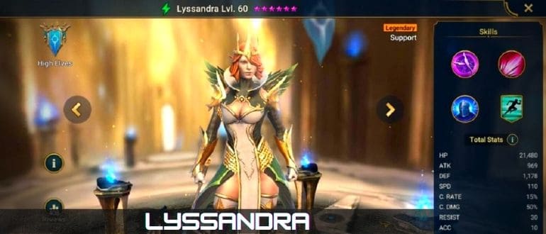 Lyssandra raid stínové legendy