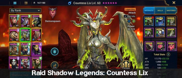 Raid Shadow Legends - Countess Lix