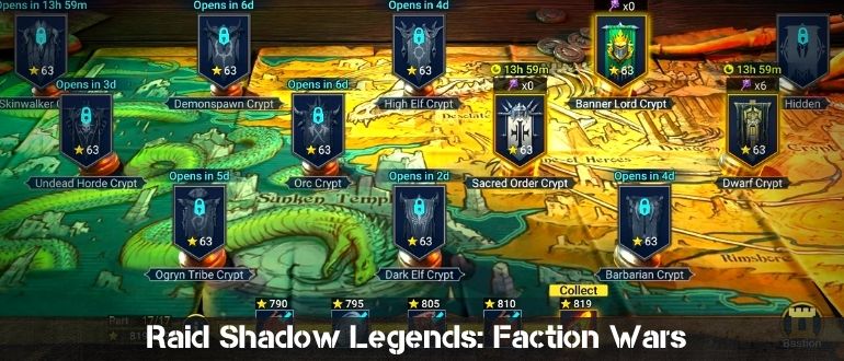 raid: shadow legends faction wars teams
