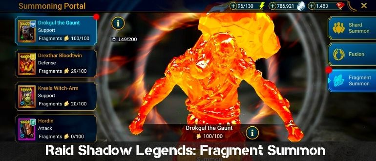 Raid Shadow Legends - Fragment Summon