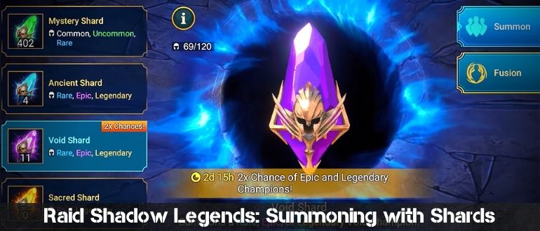 Raid Shadow Legends: Summoning with Shards
