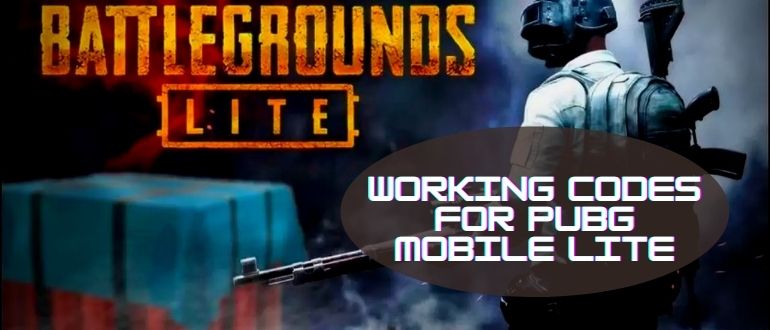 Working Codes for PUBG Mobile Lite
