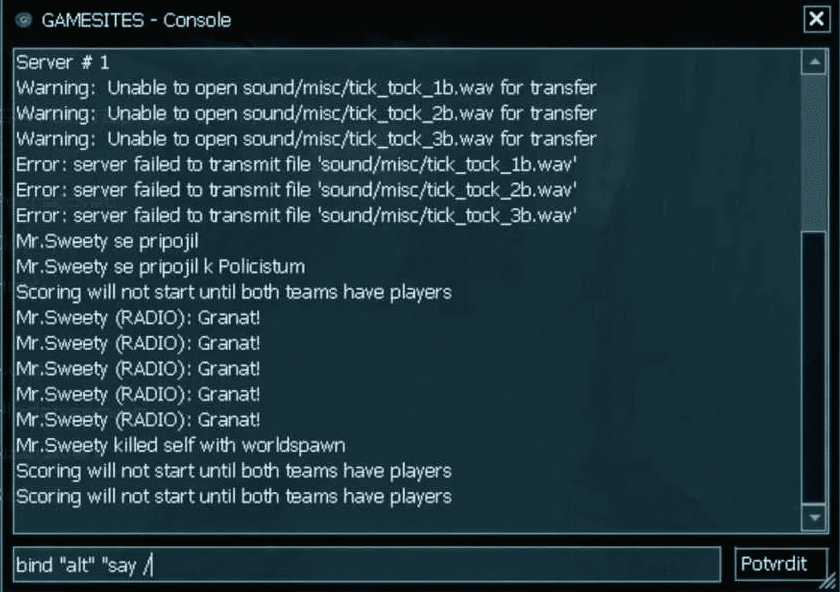 Bind Chat in Counter Strike 2