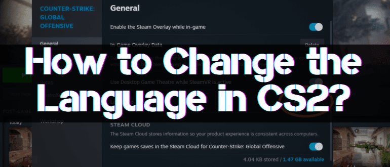 Change the Language in CS2