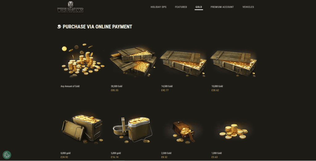 How to buy Gold in WoT