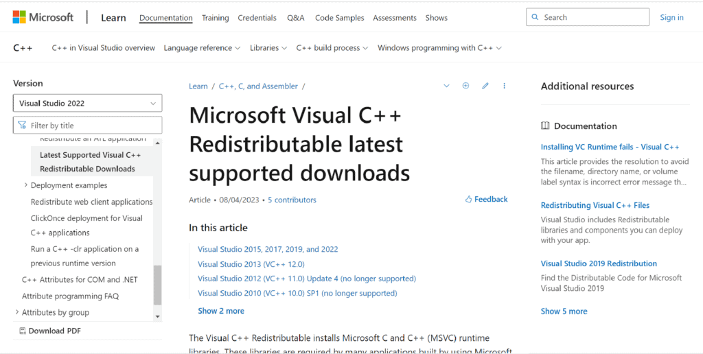 How to Fix Microsoft Visual CS2