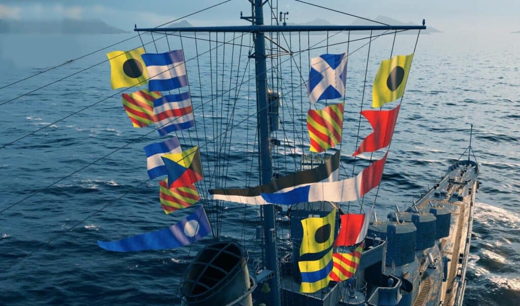 Signal Flag in WoWs