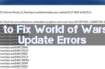 How to Fix World of Warships Update Errors