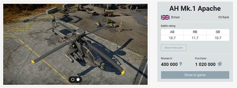 Best Helicopter Nation War Thunder - Britain