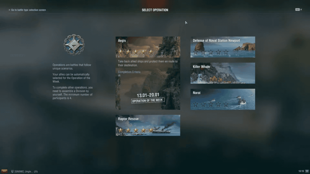 Operations in WoWs Guide
