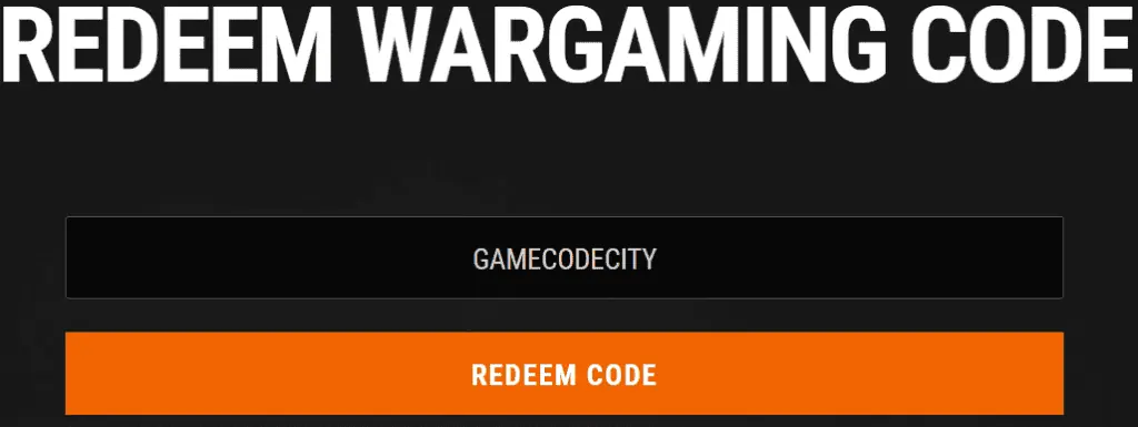 redeem wargaming code