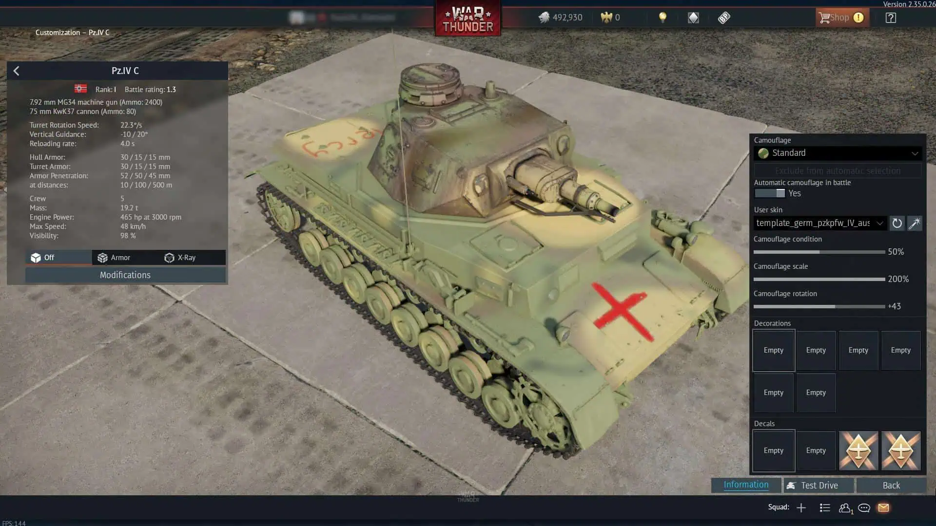 Camouflage Full Guide in War Thunder