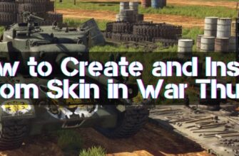How to Create and Install Custom Skin in War Thunder