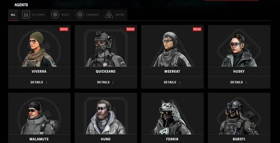 agents warface