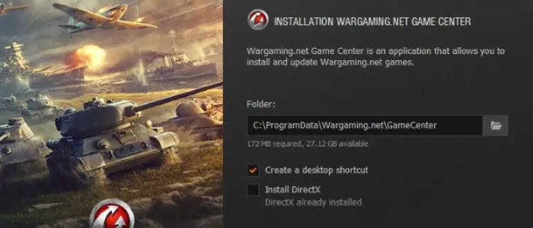 Error DirectX World Of Tanks