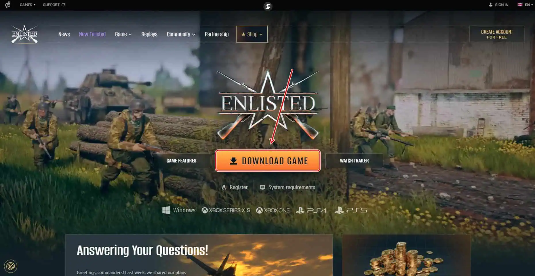 How to Download Enlisted for Free Full Guide