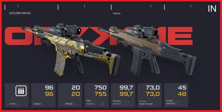 PvP Warface Weapons