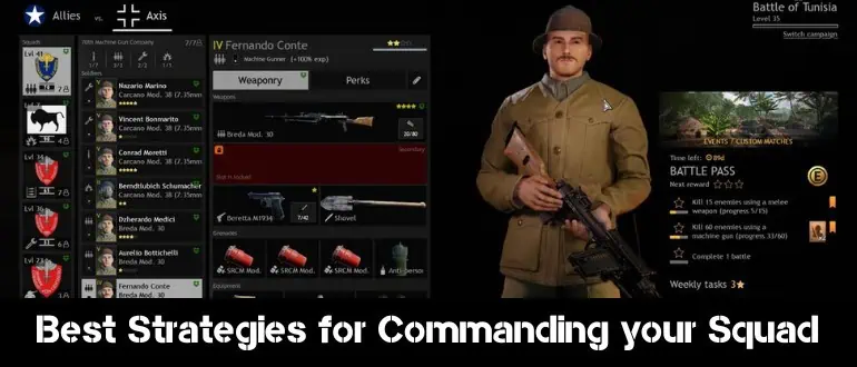 Best Strategies for Commanding your Squad Enlisted